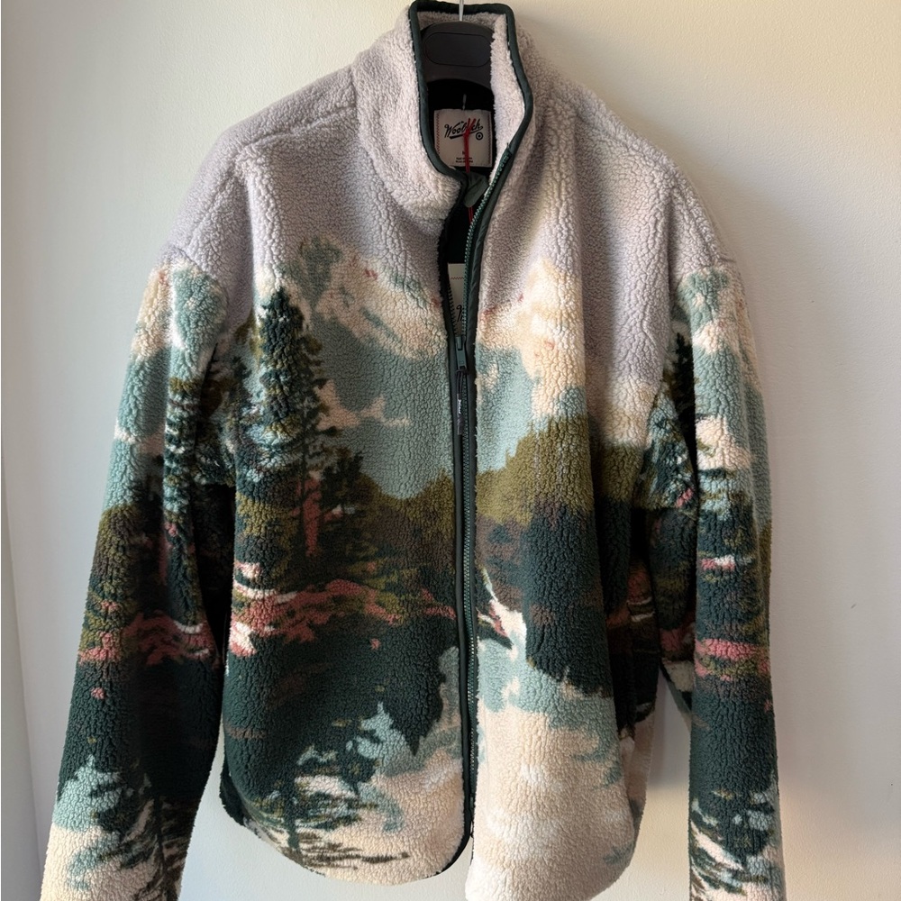 Woolrich X Target landscape Fleece Jacket men’s medium